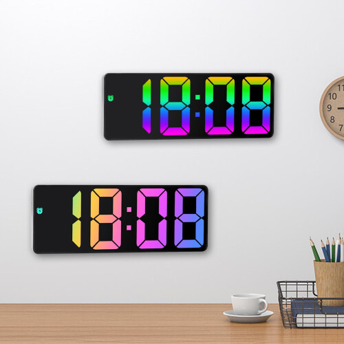 Ψηφιακό Ξυπνητήρι Viflosae με LED, Αναβολή Φωτεινότητας, Τροφοδοσία μέσω USB/Μπαταρίας -