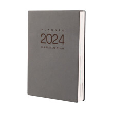 Carnet de planification quotidienne FFENYAN 2024 - Une page par jour - Calendrier annuel 365 jours - Manuel d'organisation - Carnet de notes