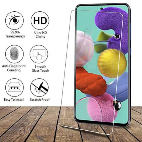Συμβατό με το Samsung Galaxy A51Screen Protector Standard 9H0.3mm HD-Clear Διαφανές/Ημιδιαφανές