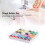 36/50pcd Bobbin Set Sewing Machine Accessories Shuttle Core Box Household Durable color Thread 3