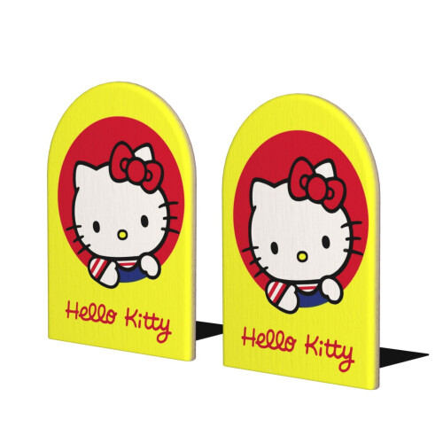 2 πακέτα βιβλιοστάτες Hello Kitty χαριτωμένο πώμα βιβλίου κινουμένων σχεδίων βαρέως