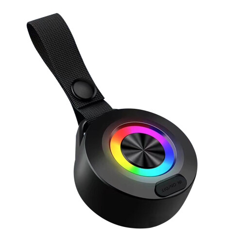 Νέο φορητό ηχείο Bluetooth με χρωματιστά φώτα, ασύρματο μίνι ηχοσύστημα για 1