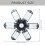 Led Shop Light 150w Canopy Tent Light E27 Base Foldable Warehouse Lighting 2