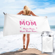 Mein Spitzname ist Mama, aber mein Name ist Mama. Strandtuch aus Mikrofaser, weiche Stranddecke für Parade, Schwimmen, Yoga, Damen und Herren.
