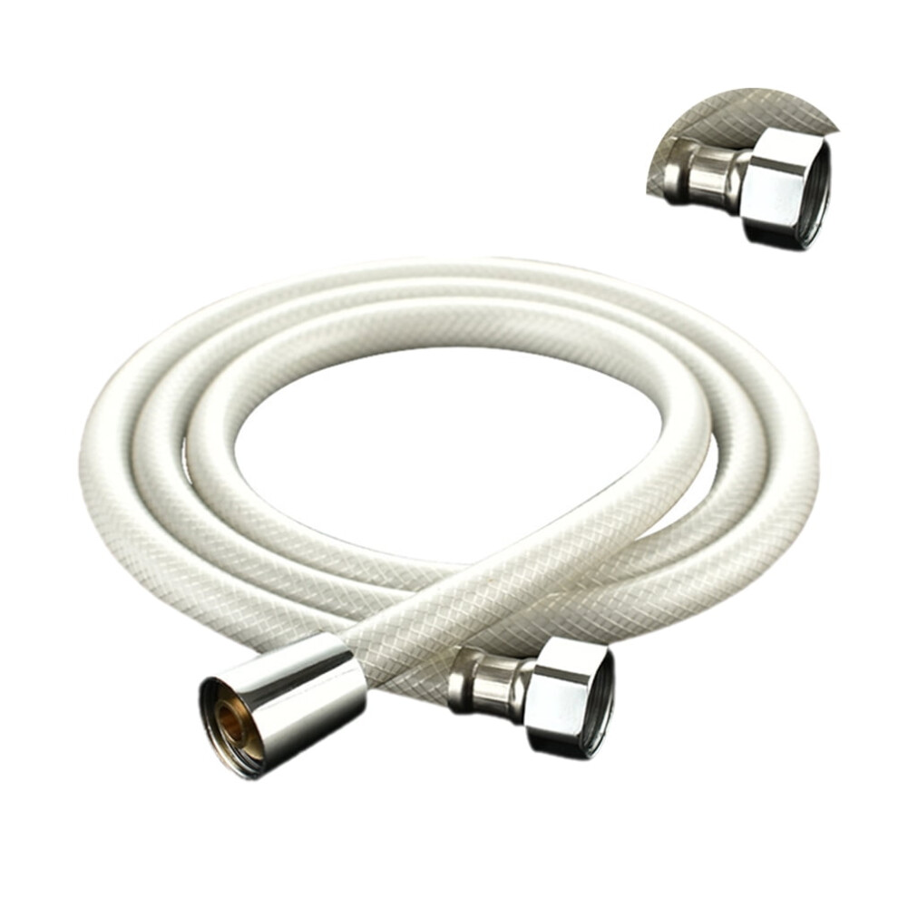 1.5M Pvc Heater Connection Tube Bathroom Shower Hose Thicken Sprayer Hose (White) 9464372842322