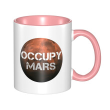Occupy Mars Starman SpaceX keramische koffiemok (325 ml), klassieke drinkbeker met handvat voor kantoor en thuis.