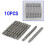 10 Stück 65 mm PH2-Schraubendreherbits, magnetisch, doppelseitig, Phillips. 4