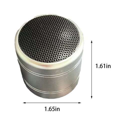 Εκπτώσεις! M5Metal Bluetooth Speaker, Μίνι Ατσάλινο Κανόνι Υψηλής Έντασης, Φορητό Ασύρματο 2