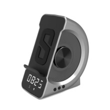 PAVEOS Bluetooth reproduktor, bezdrátový přenosný se stereo zvukem, bohatými basy, vestavěným mikrofonem a FM rádiem, kompatibilní s TV, pro
