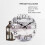 3 Pcs Wall Clock Silent Non-Beating Clock, Rustic Vintage Decorative Clock-10"(Teal) 4