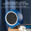 Ηλεκτρική θερμάστρα γραφείου Giyblacko1200W/800W με θερμοστάτη, 2 ρυθμίσεις θερμότητας, 8