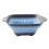 Jacenvly Car Decor Clearance Πτυσσόμενο σουρωτήρι με πλαστικές λαβές Πτυσσόμενο καλάθι 4
