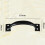 Leke 2Pcs 5inch Barn Door Handle Gate Handle Pull for Sliding Barn Doors Gates Garages Sheds,Black 2