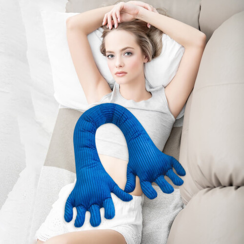 Μαξιλάρι παιχνιδιών Large Hands Pulsh Palms, μαλακή λούτρινη κούκλα με μακριά χέρια 31,5", 1