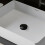 Matte Black Basin Waste Pop Up Bathroom Sink Push Button Click Clack Plug 66Mm 7