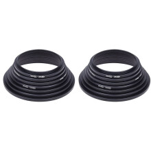 2 set 49mm 52mm 55mm 58mm 62mm 67mm 72mm 77mm Metal Camera Lens Filter Stepping Step Up Rings Lens Hood Adapter Mount