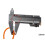 1.2M Motorbike Disc Lock Cable Wire (Orange) 6