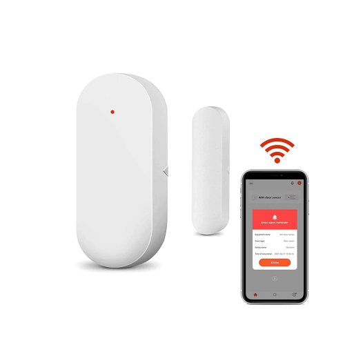 1 τεμάχιο έξυπνου αισθητήρα πόρτας WiFi, ασύρματος ανιχνευτής πόρτας-παραθύρου, 2