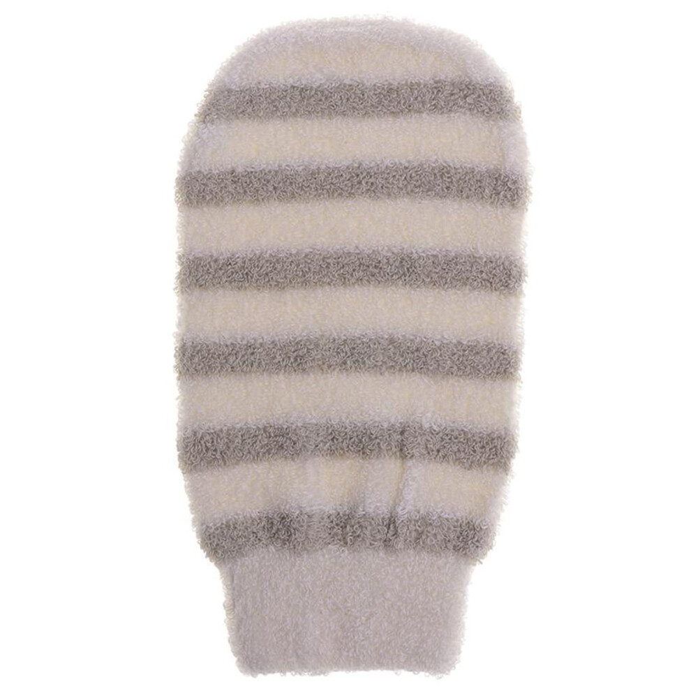Natural Flax Exfoliating Bath Glove for Gentle Skin Scrubbing and Smooth Body Care in Shower