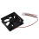 Ventola di raffreddamento per PC in plastica nera DC12V4Pin 90mm x90mm x25mm 2