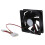 Ventola di raffreddamento per PC in plastica nera DC12V4Pin 90mm x90mm x25mm 3