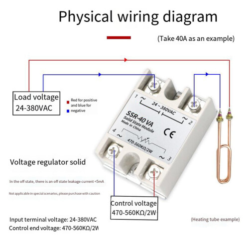 SSR-10VA25VA40VA60VA80VA10VA spændingsregulerende solid state-relæ 1