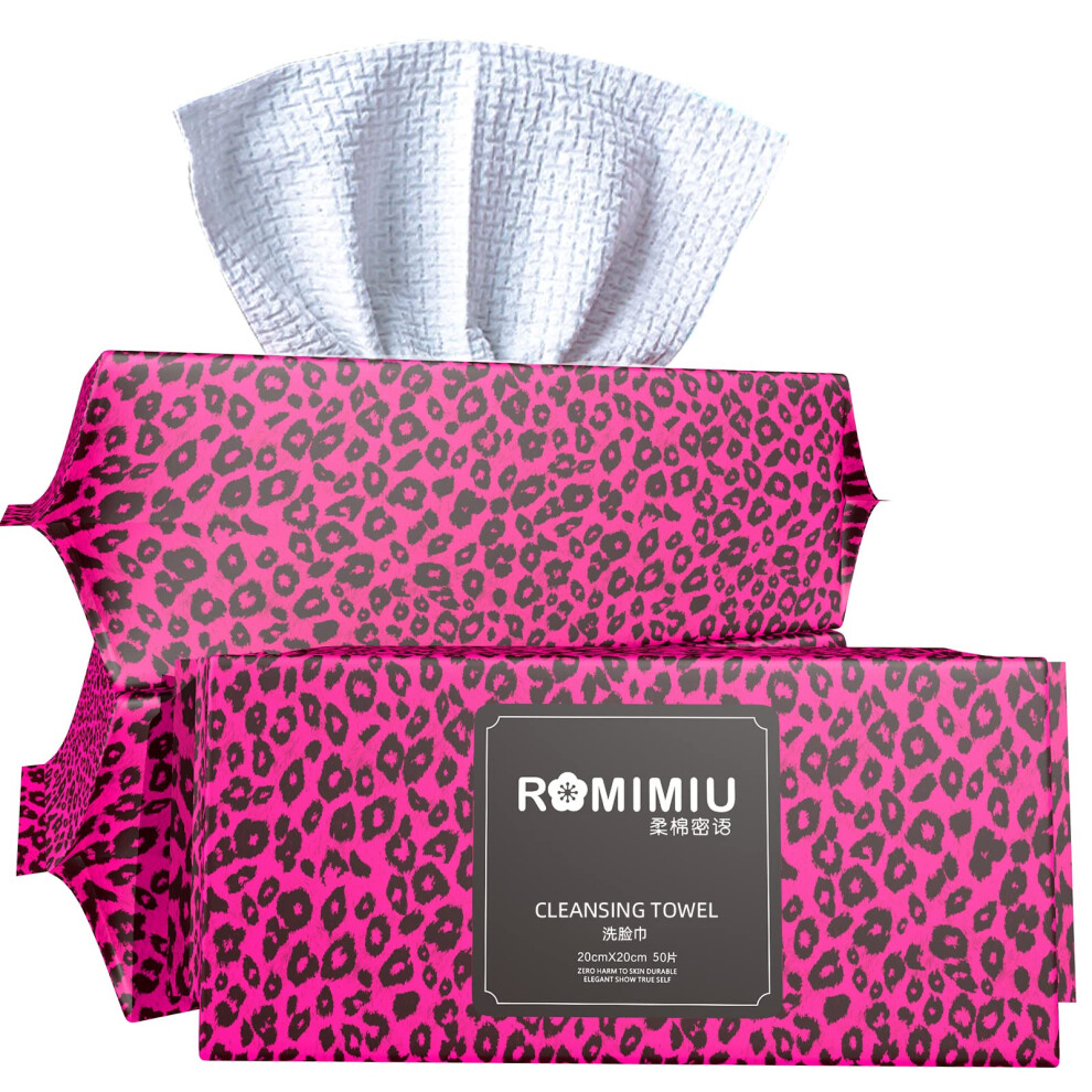 Disposable Face Towel 150 Count Ultra Soft Thick Large Facial Wipes for Sensitive Skin Makeup Removal
