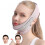 Face Slimming Strap Double Chin Reducer with Adjustable Breathable Elastic Fabric Green Wool 1