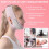 Face Slimming Strap Double Chin Reducer with Adjustable Breathable Elastic Fabric Green Wool 4