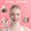 Face Slimming Strap Double Chin Reducer with Adjustable Breathable Elastic Fabric Green Wool 2