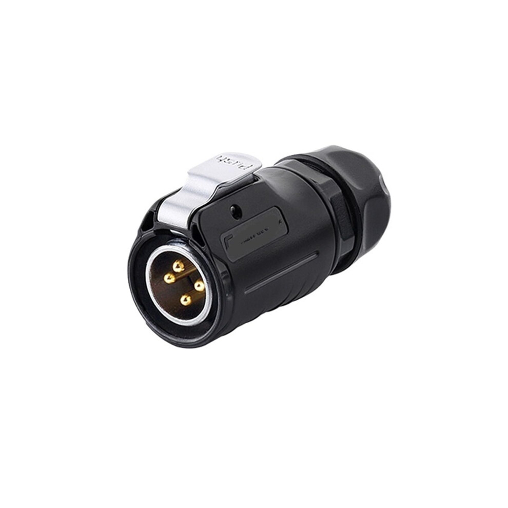 Industrial 4 Pin Aviation Connector Male Plug For Led Power And Signal Cable Applications 9450606445261