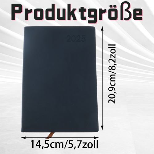Buchkalender2025Terminplaner Taschenkalender Wochenkalender, 2025 - Terminplaner, Wochenkalender, Terminkalender, Wochenplaner - nachhaltig 2