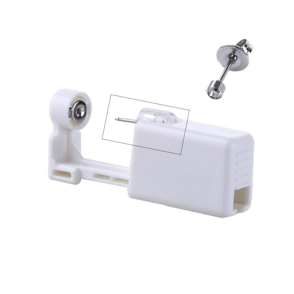 Disposable Ear Piercing Gun with Stud, Single Use Hygiene Kit for Quick Ear Lobe Piercing