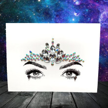 Face Gems and Body Jewelry Stickers with Rhinestones for Festivals Parties Weddings CBL25ABcolor