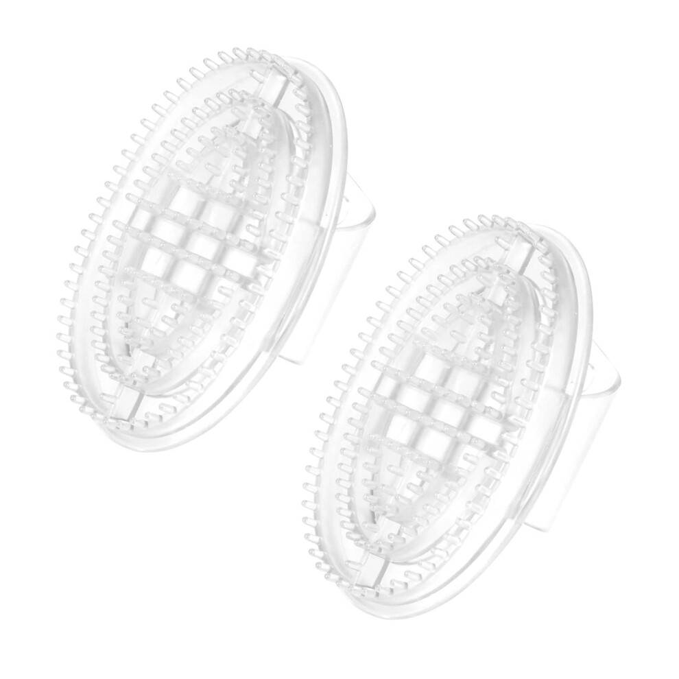 2 Pcs Body Massager Brush Set for Cellulite and Meridian Therapy, Compact Easy Clean for Spa and Home