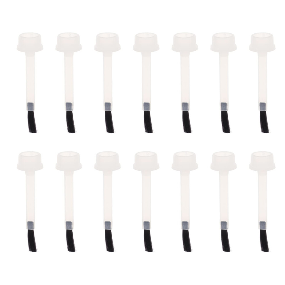 Black Nail Art Liner Brushes Set 20Pcs Nylon Fine Tip Tools For Gel And Acrylic Precise Control