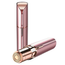 Epilatore facciale ricaricabile per donne, ricaricabile tramite USB, indolore e sicuro per pelli sensibili, mini rasoio da viaggio per viso, labbra, C