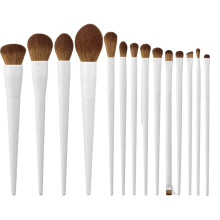 Sminkborstar, set med 14 sminkborstar, för concealer, foundation, rouge, highlighter, löst puder och alla andra sminkpuder för Halloweenfester