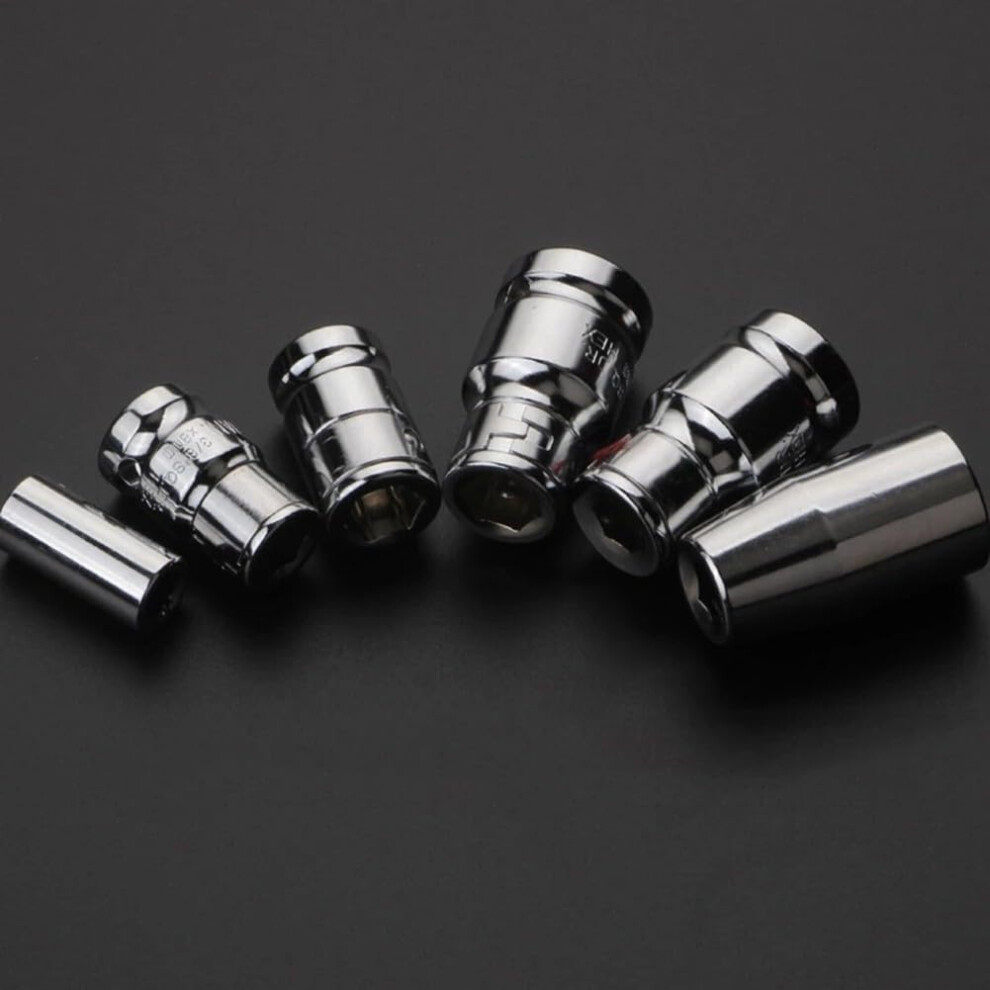 Ratchet Socket Adapter With Hex Bit Holder For 3/8 Drive Wrenches, 8Mm Torque Compliant 9044945889765