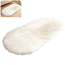 Fluffy Rug for Bedroom Living Room, Soft Shaggy Faux Fur Area Rug with Non-slip Backing, Luxury Plush Decorative Carpet for Nursery Yoga Mat Pet Bed,
