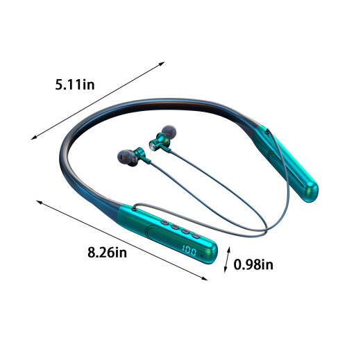 Ακουστικά Bluetooth Jacenvly Over-Ear με ψηφιακή οθόνη, ασύρματα ακουστικά παιχνιδιών για 2