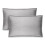 Σετ Μαξιλαριών Bare Home - Premium1800Collection - Διπλό Βουρτσισμένο - Standard, Ανοιχτό Γκρι 1