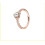 Bronse Interstellar Series Earth Ring Skinnende Elegant Hjerte Romantisk Ring Ring 3