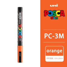 Marcadores Posca PC-3M à prova d'água para trabalhos manuais, grafite, mangá, cartões, pôsteres, pedras, cerâmica, vidro, tinta metálica