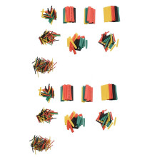Kit assorti de 656 gaines thermorétractables pour câbles (2:1).