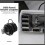 2 st USB-koppling USB-genomgång USB2.0-skottkontakt Dataförlängningsadapter 4