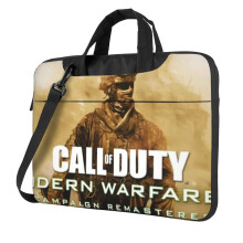 Bolsa para laptop Call of Duty Modern Warfare, bolsa de ombro tipo mensageiro para laptop ou tablet, tecido elegante, durável e repelente à água,