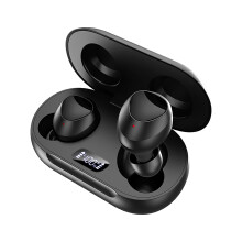 EQWLJWE Mini casque sans fil Bluetooth 5.0, casque sport, écran numérique, écouteurs intra-auriculaires portables, offre spéciale fêtes