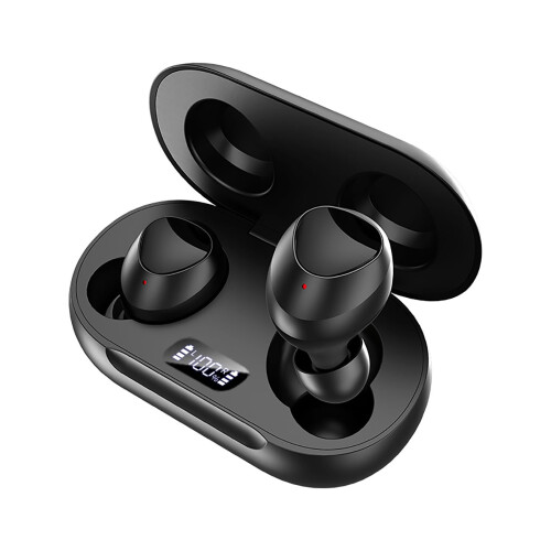 Ασύρματα μίνι ακουστικά EQWLJWE Bluetooth5.0 Αθλητικά ακουστικά Ψηφιακής οθόνης Φορητά