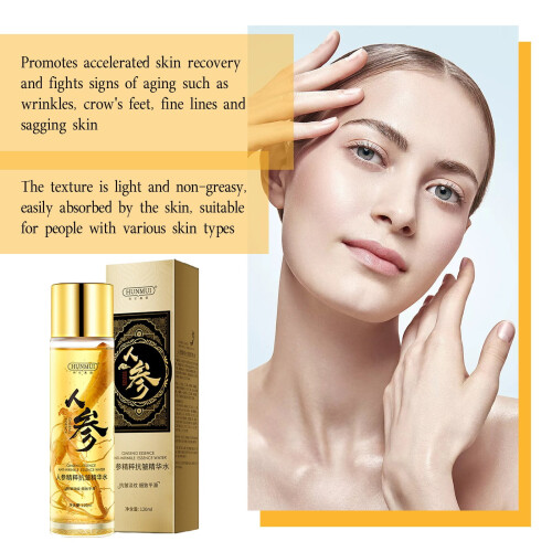 Ycandiee Κορεάτικο Ginseng Essence Water Vegan Formula, Ενυδατική Λοσιόν Προσώπου για Ξηρό Δέρμα,